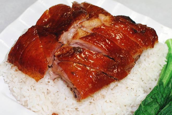 Order Roasted Duck on Rice 火鴨飯 food online from Peking kitchen store, Brooklyn on bringmethat.com