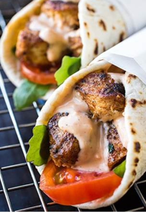 Order Chicken Shawarma Wrap food online from The Greek Express store, West Chester on bringmethat.com