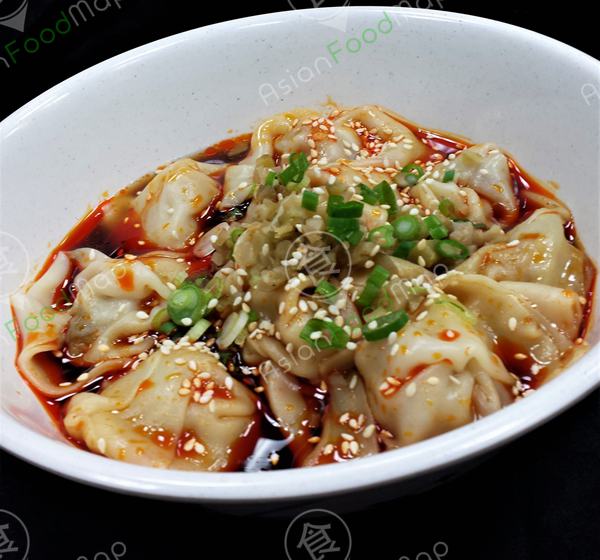 Order Szechuan Chili Oil Wonton food online from Tangled Noodles store, Milwaukee on bringmethat.com