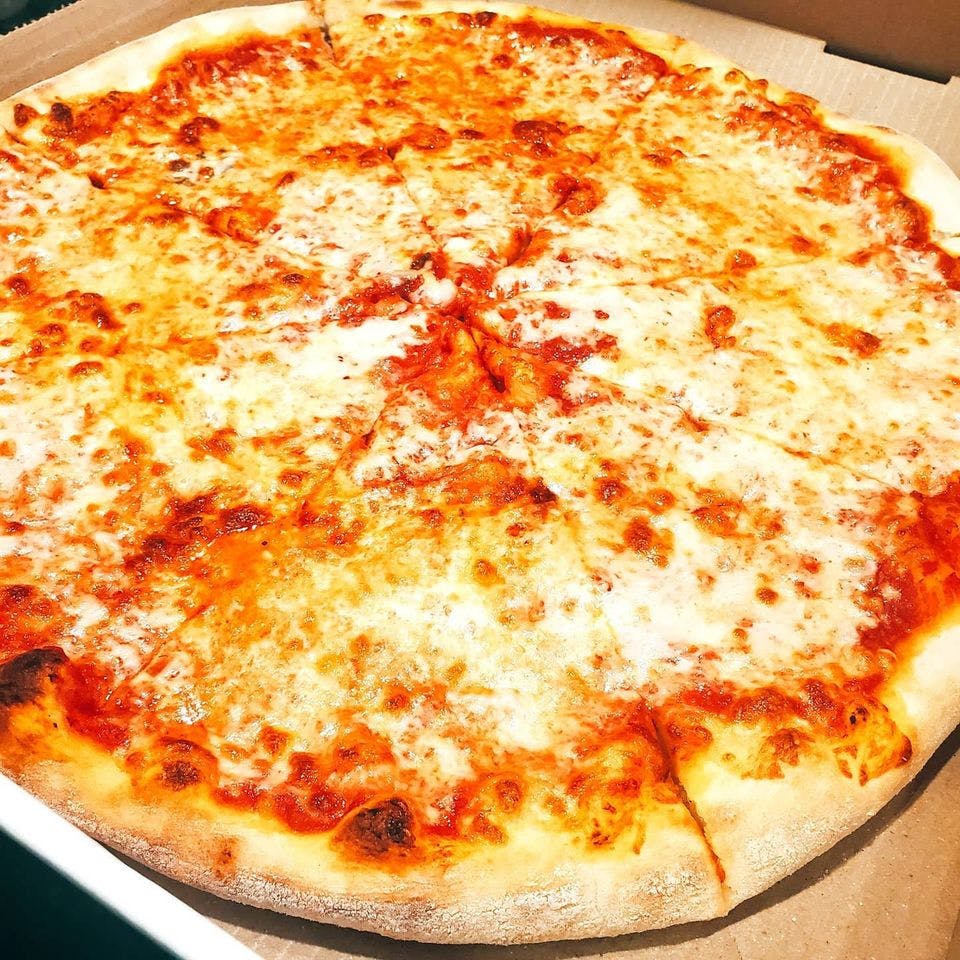 Order Neapolitan Cheese Pizza - 18'' Round (8 Slices) food online from Piezano Of Northport store, Northport on bringmethat.com