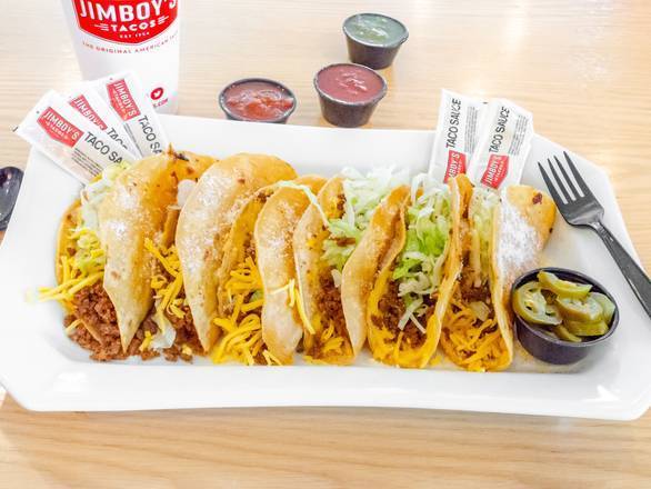 Order Tacos (6 pks) food online from Jimboy'S Tacos store, PLACERVILLE on bringmethat.com