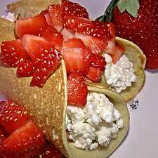 Order Crepes with Cottage Cheese food online from Neal Coffee Shop store, San Mateo on bringmethat.com