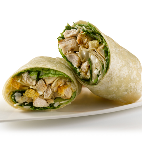 Order Chicken Caesar Wrap food online from Chatters Bar & Gril store, Holtsville on bringmethat.com