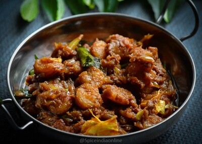 Order Prawn Pepper Masala food online from Peacock Indian Cuisine store, Plano on bringmethat.com