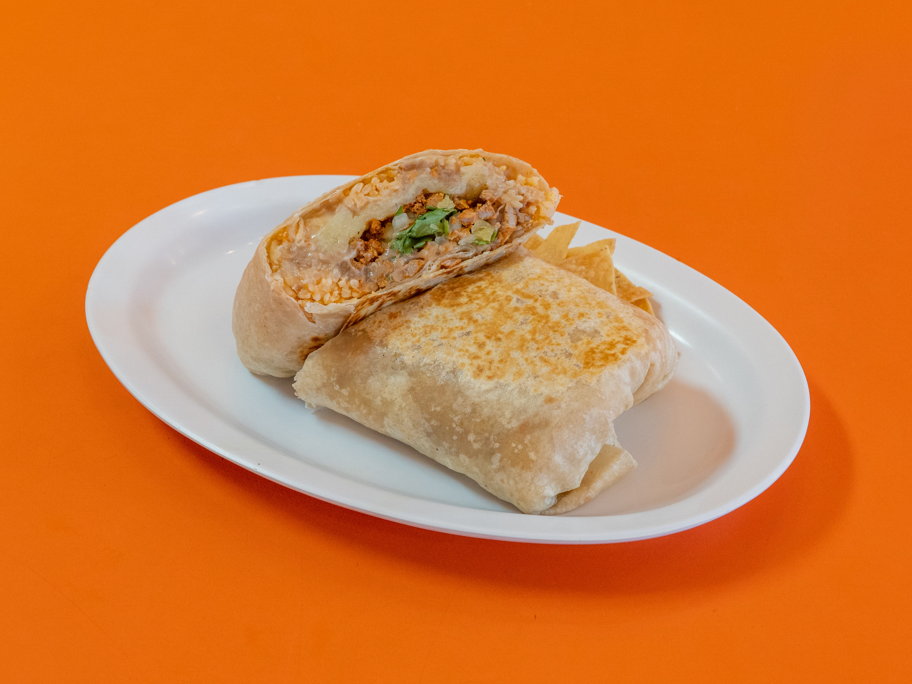 Order Pastor Burrito food online from Metro Balderas Restaurant store, Los Angeles on bringmethat.com