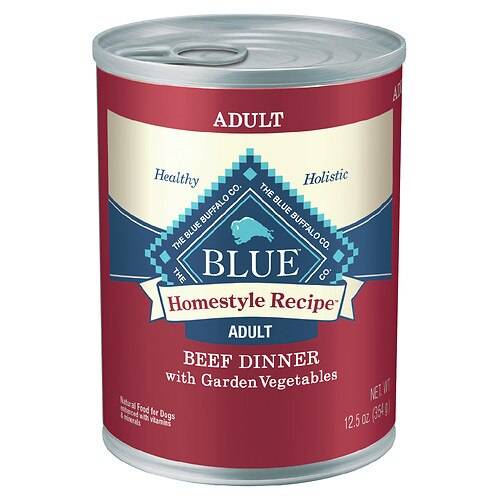Order Blue Buffalo Homestyle Recipe Beef Dinner with Garden Vegetables for Dogs - 12.5 OZ food online from Walgreens store, El Centro on bringmethat.com