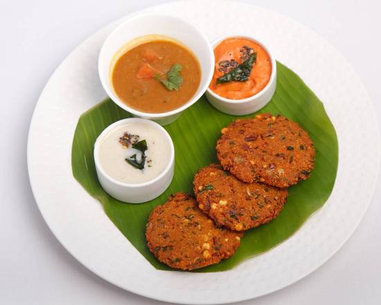 Order Masala Vada (Veg) food online from Arusuvai Indian Restaurant store, Somerville on bringmethat.com