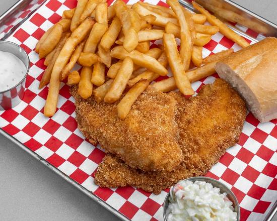 Order Large Cod Dinner food online from Wisco Burger store, Brookfield on bringmethat.com