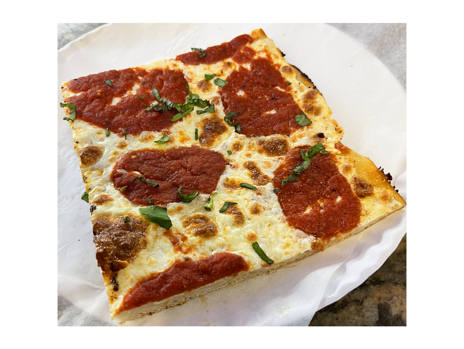 Order Grandma Focaccia Slice food online from Previti Pizza store, New York on bringmethat.com