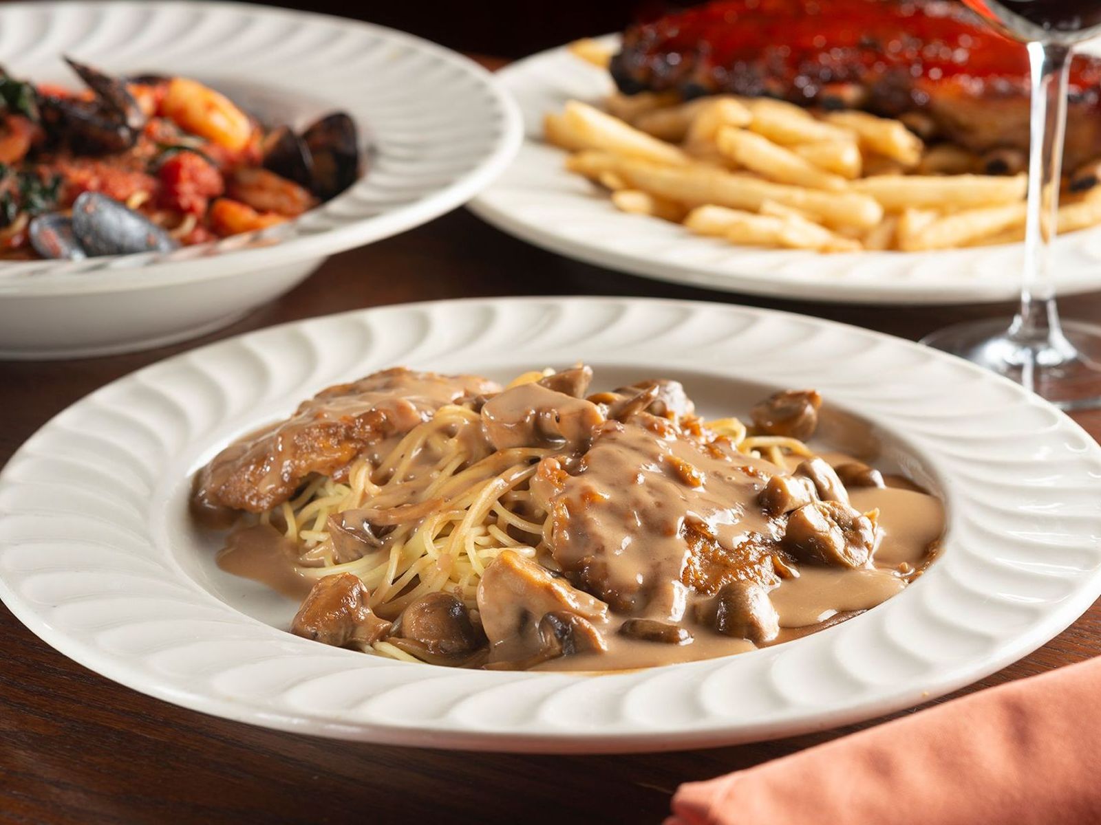 Order Marsala Chicken - D - OO food online from Alfoccino Italian Restaurant store, Auburn Hills on bringmethat.com