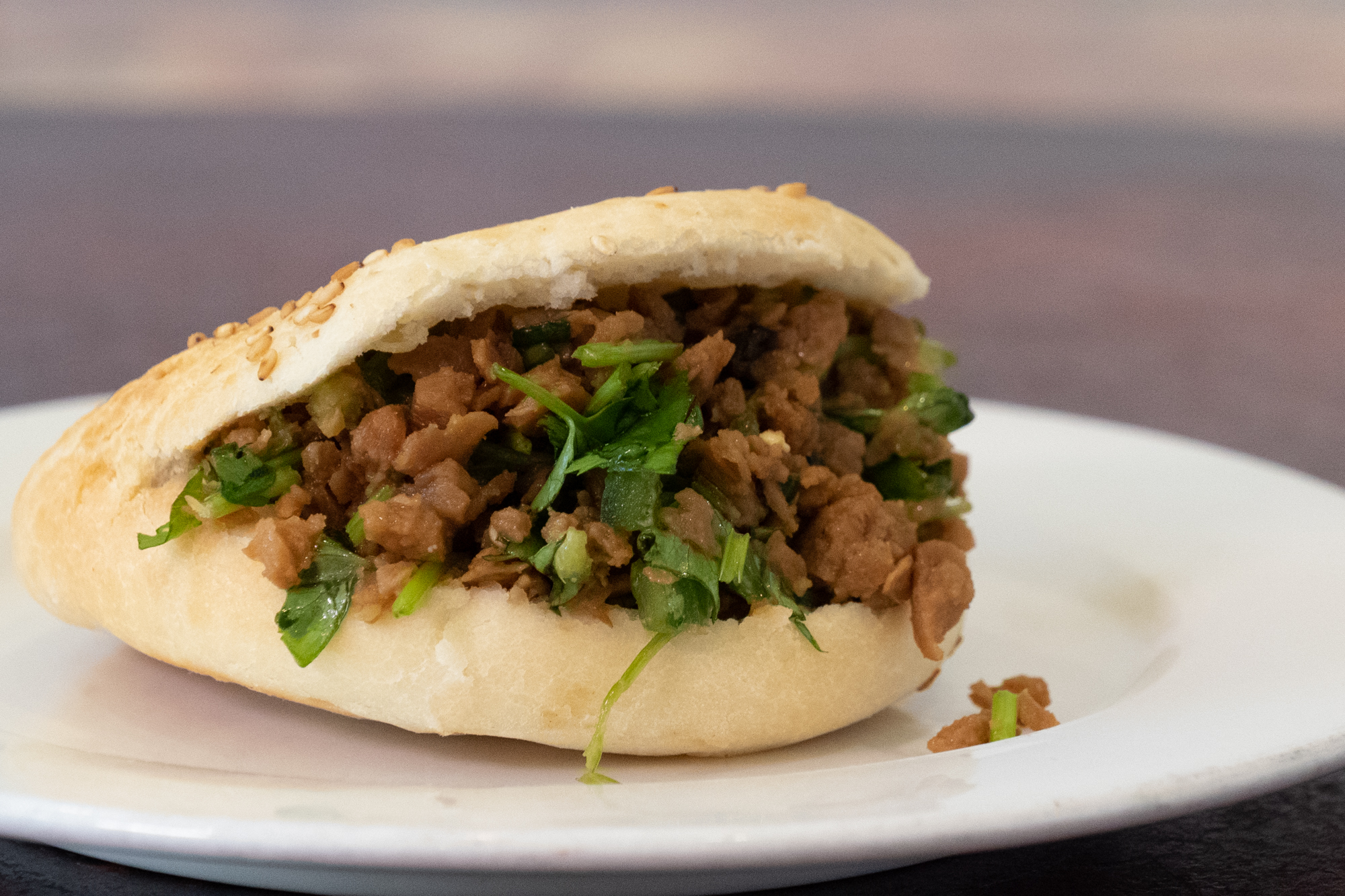 Order Veggie Meat Bun food online from House Of Fortune Vegetarian store, Rowland Heights on bringmethat.com