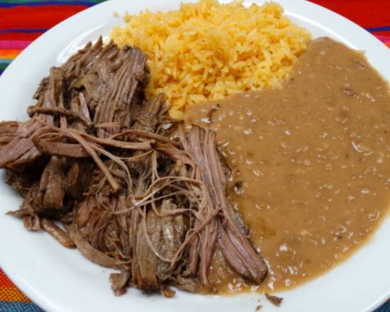 Order #9 Barbacoa food online from El Patron Authentic Mexican Food store, Rancho Cucamonga on bringmethat.com