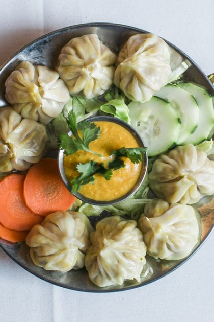 Order Chicken Momo food online from Himalayan Grill & Bar store, Cary on bringmethat.com