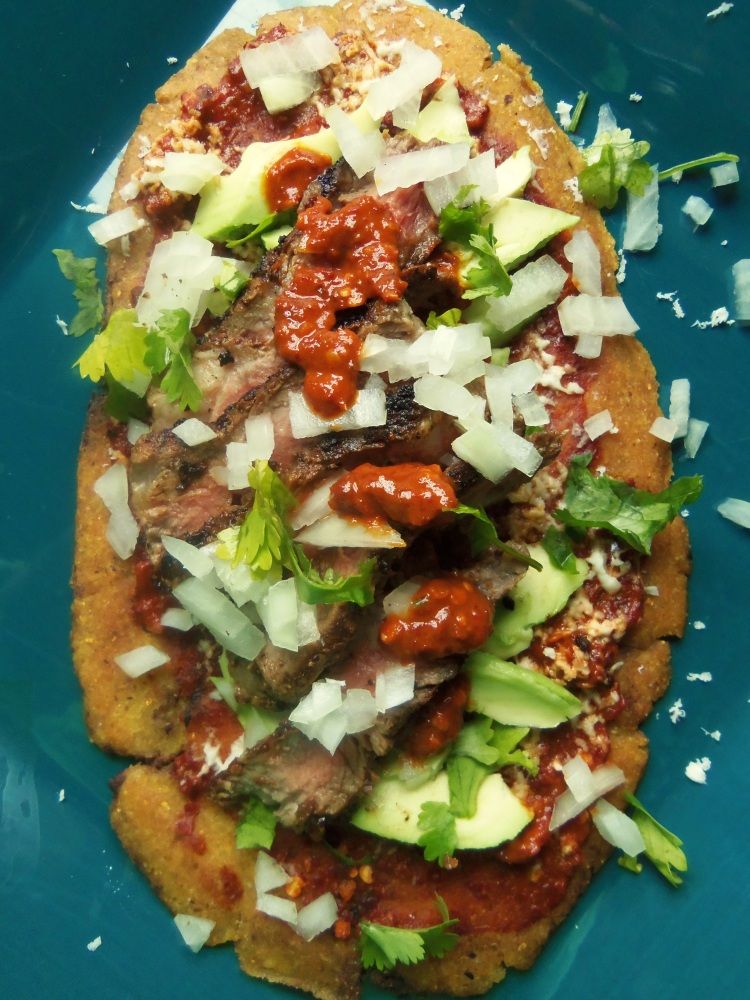 Order Huarache food online from La Huerta Grill store, St. Charles on bringmethat.com