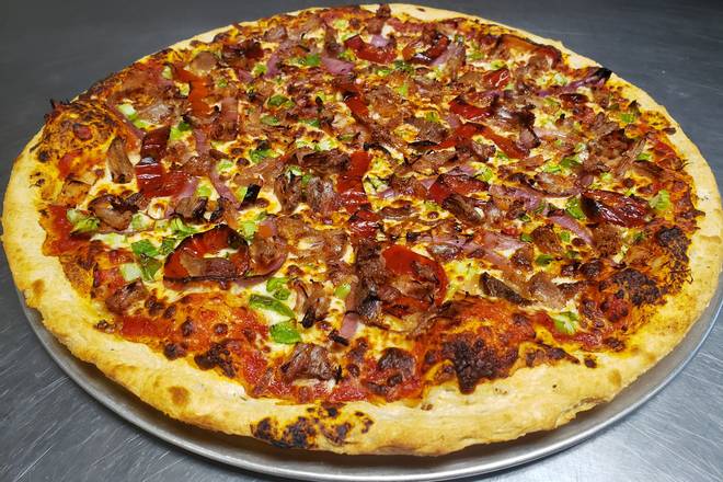 Order Cochon Pizza food online from Half Moon Grill store, New Orleans on bringmethat.com