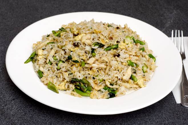 Order Salty Fish Fried Rice food online from Ginger Cafe store, Sunnyvale on bringmethat.com
