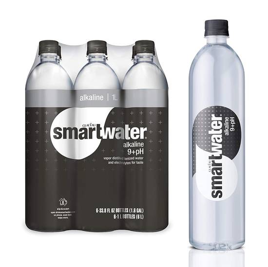 Order Smartwater Alkaline Vaper Distilled Ionized Water food online from Deerings Market store, Traverse City on bringmethat.com