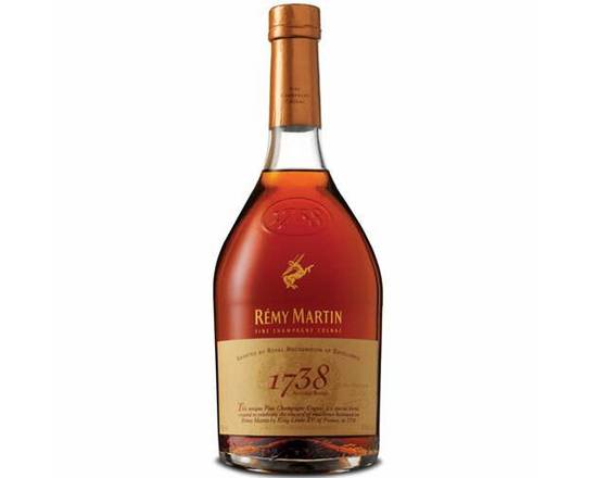 Order Remy Martin 1738, 750mL cognac (40.0% ABV) food online from Pit Stop Liquor Mart store, El Monte on bringmethat.com