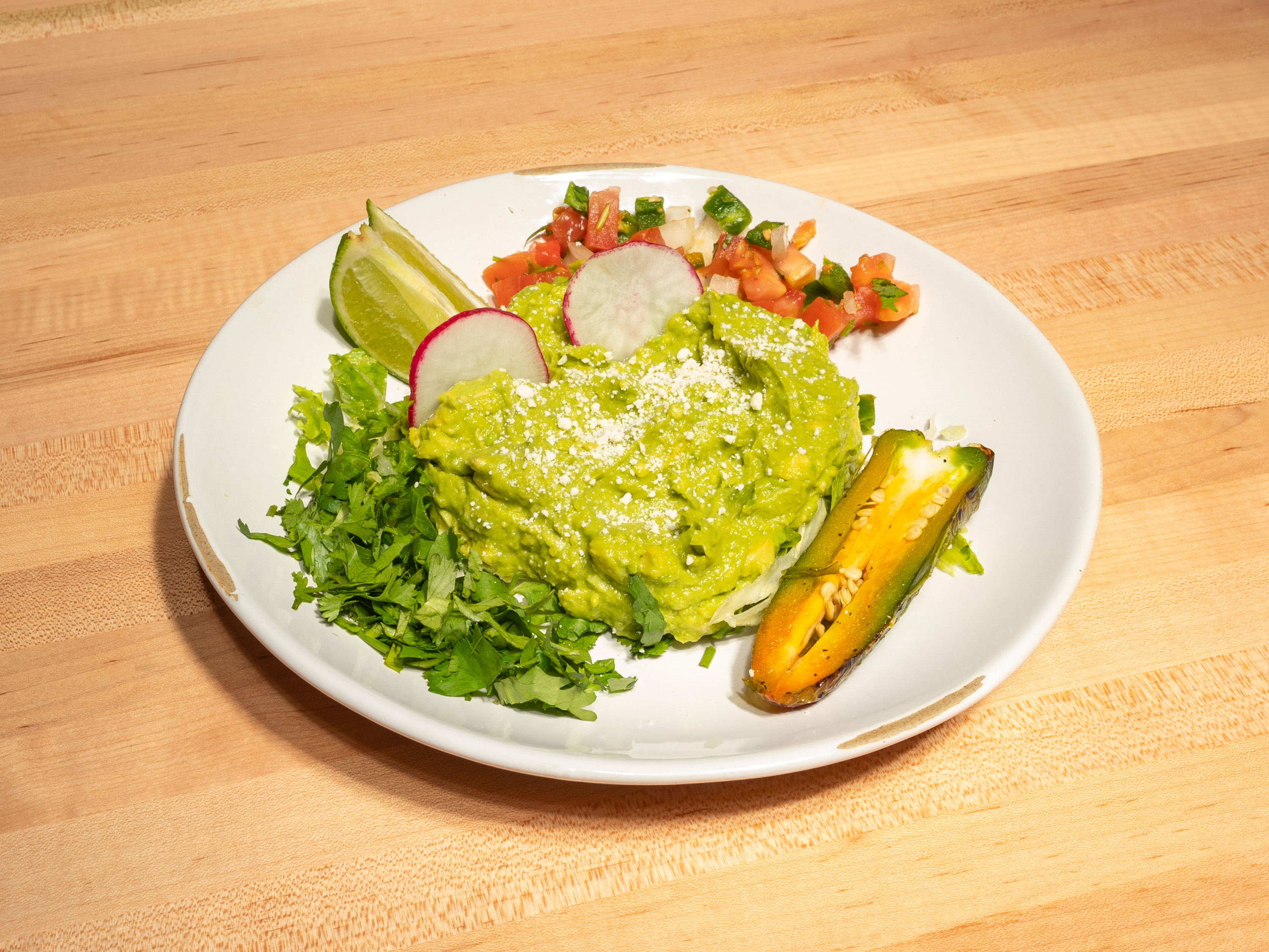 Order Fresh Guacamole food online from Rio Grand Mexican Restaurant store, Denver on bringmethat.com