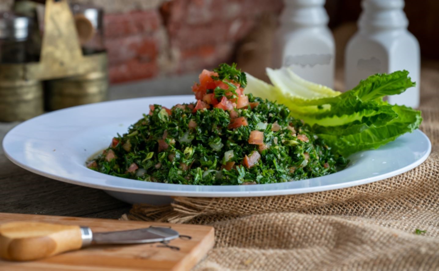 Order Tabbouleh Salad food online from The Butcher Grille store, Dearborn on bringmethat.com