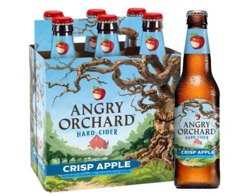 Order Angry Orchard Hard Crisp Apple Cider 6 pk Bottles food online from Starway Liquor store, Bell Gardens on bringmethat.com