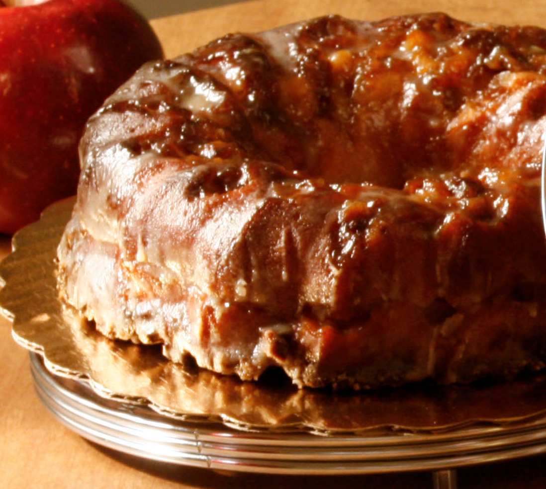 Order Apple Rum Upside Down Cake. Small. food online from Mortgage Apple Cakes Bakery & Cafe store, Teaneck on bringmethat.com