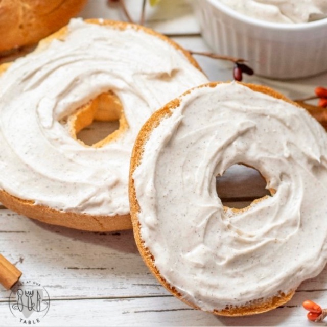 Order Bagel with Cream Cheese food online from Donut Star store, Irvine on bringmethat.com
