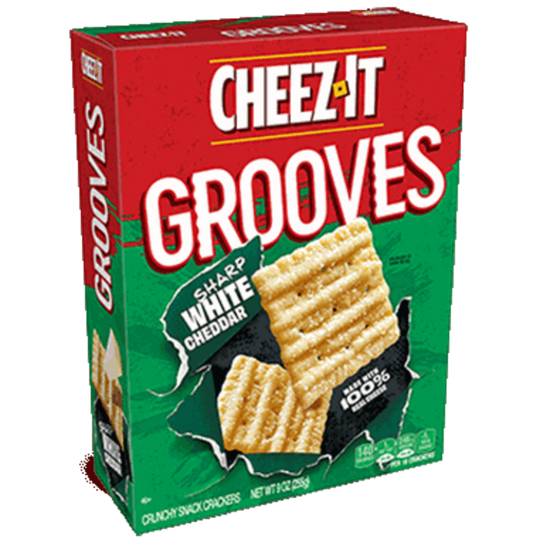 Order Cheez It Grooves - Sharp White Cheddar food online from IV Deli Mart store, Goleta on bringmethat.com