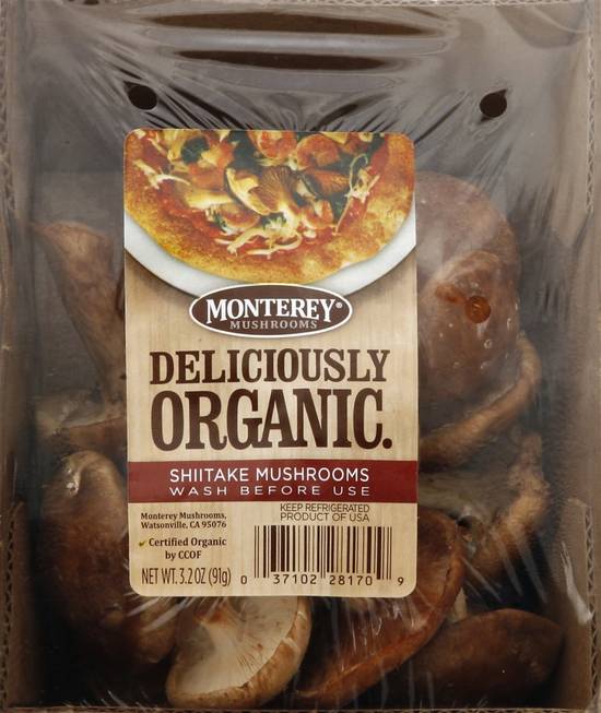 Order Monterey · Organic Shiitake Mushrooms (3.2 oz) food online from Safeway store, Concord on bringmethat.com