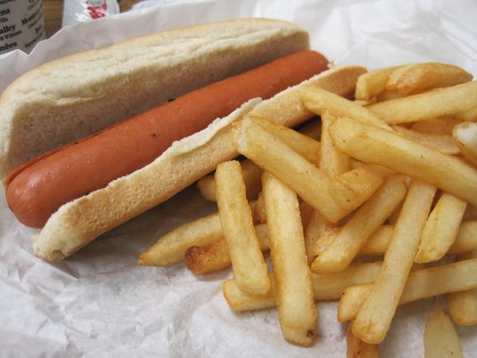Order Kids' Hot Dog food online from Bully Pub & Grill store, North Myrtle Beach on bringmethat.com