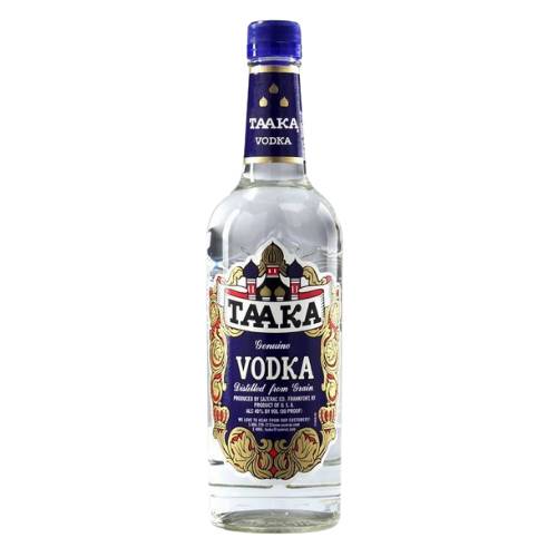 Order Taaka Vodka - 750ml/Single food online from Bottle Shop & Spirits store, Los Alamitos on bringmethat.com