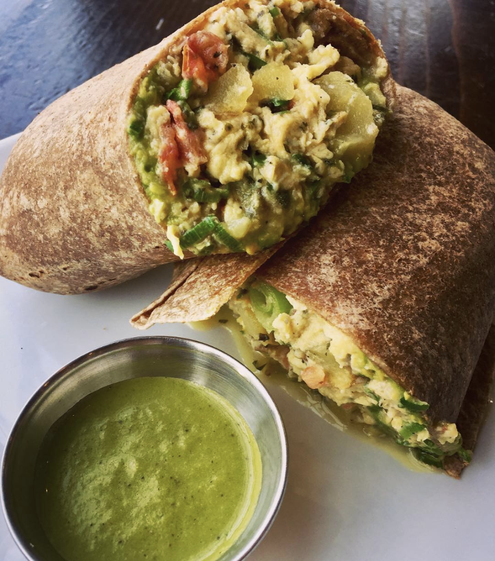 Order Breakfast Burrito food online from The Daily Harvest Cafe store, Newhall on bringmethat.com