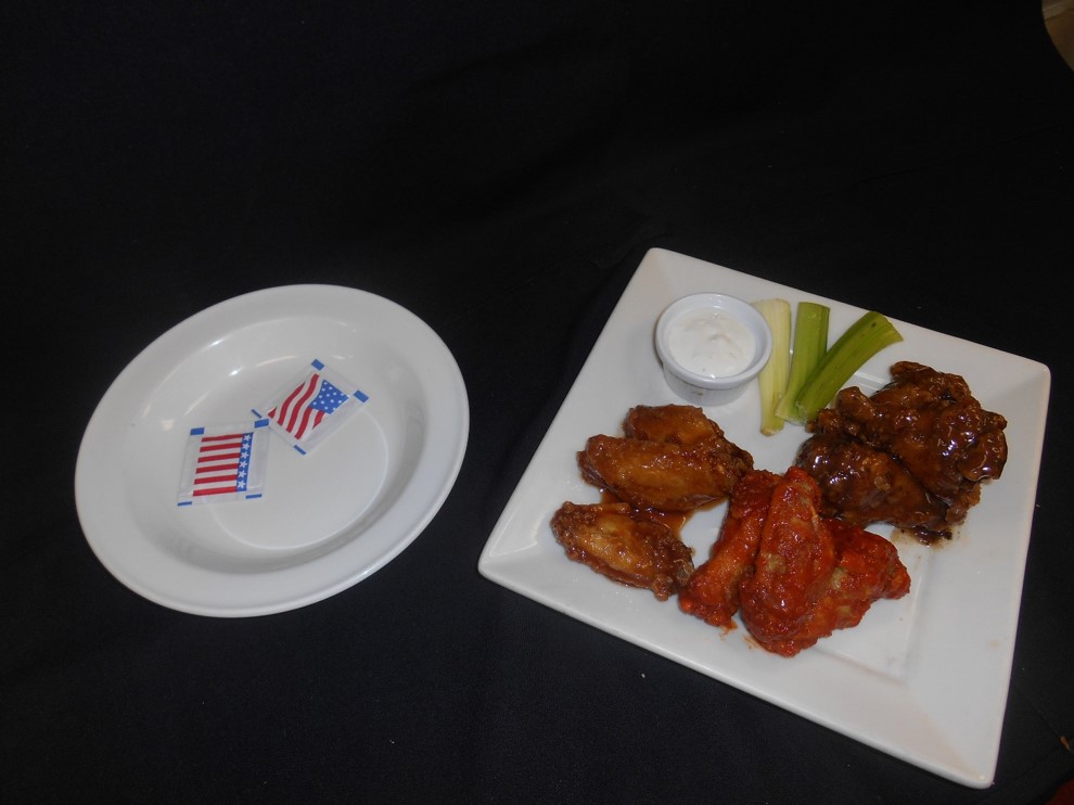 Order Fiery Wing Trio food online from Emmett Brewing Company store, West Dundee on bringmethat.com