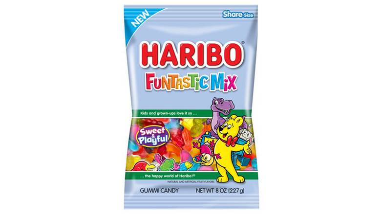 Order Haribo Funtastic Mix Gummy Candy food online from Shell Rock Spring store, Bel Air on bringmethat.com