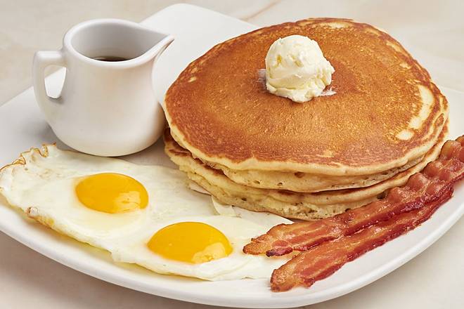 Order Buttermilk Pancakes & Eggs  food online from Silver Diner store, Rockville on bringmethat.com