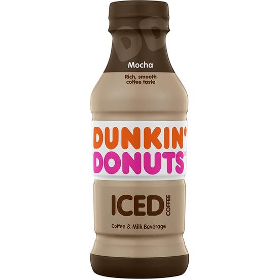 Order Dunkin' Donuts Mocha Iced Coffee Bottle food online from Deerings Market store, Traverse City on bringmethat.com