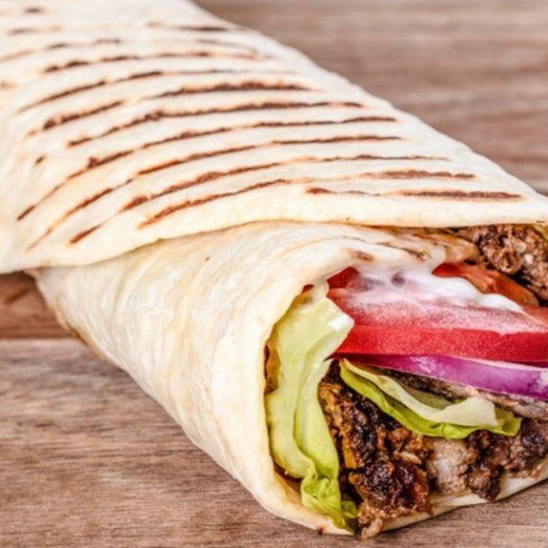 Order Lamb Shawarma Wrap food online from Falafel Town store, Antioch on bringmethat.com