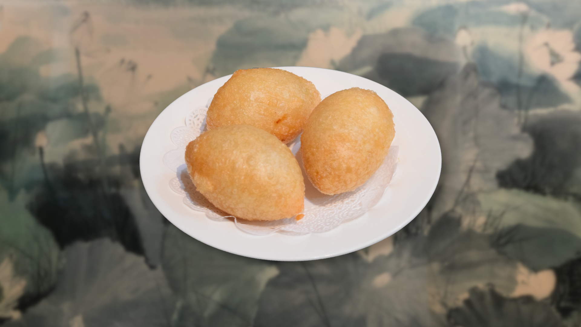 Order Fried Glutinous “Football” Dumplings 家郷鹹水角 food online from Creek House Dim Sum Restaurant store, Walnut Creek on bringmethat.com