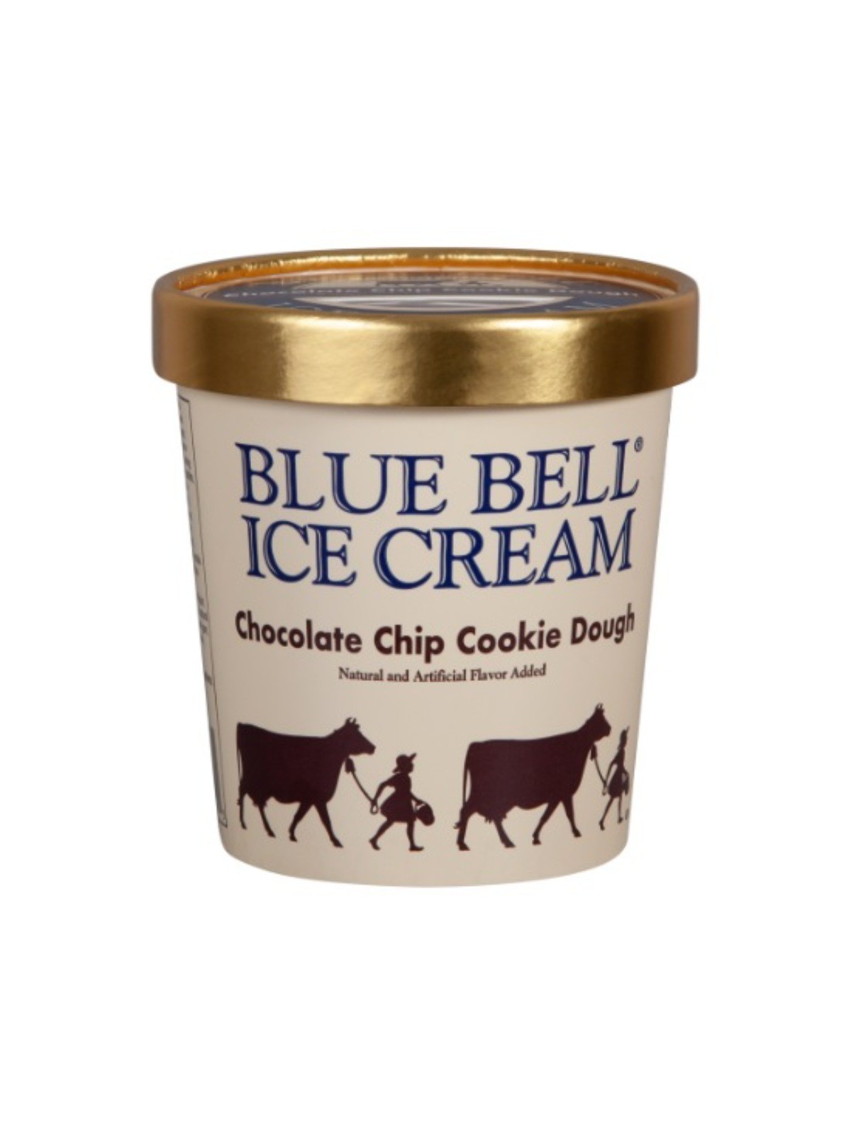 Order Blue Bell Chocolate Chip Cookie Dough Ice Cream (1 pint) food online from Stock-Up Mart store, Houston on bringmethat.com