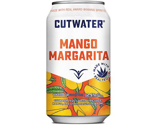 Order Cutwater Mango Margarita 12oz,12.5% ABV food online from Hooters store, Lubbock on bringmethat.com