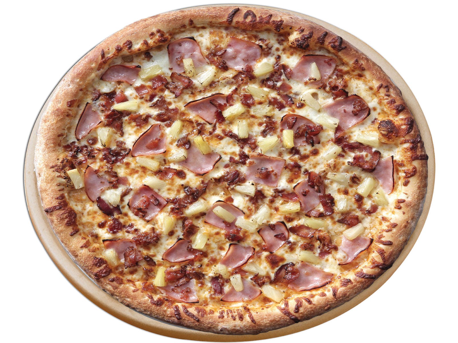 Order Hot Hawaiian Pizza - Small 10" (6 Slices) food online from Vocelli Pizza store, Lorton on bringmethat.com