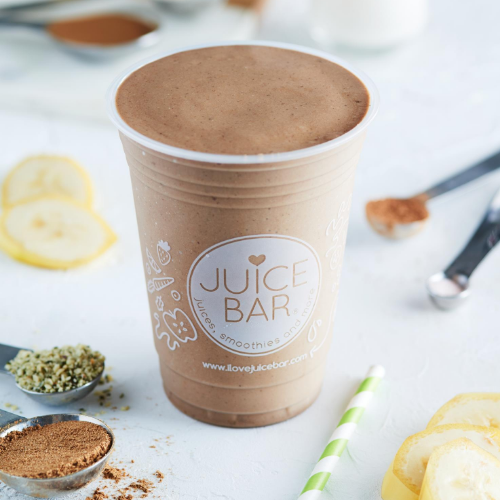 Order Cappuccino Smoothie food online from I Love Juice Bar store, Dallas on bringmethat.com