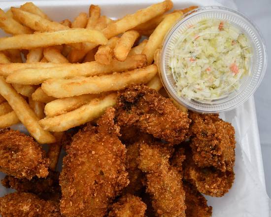 Order 2. Fried Oyster Platter food online from Grub Shack store, Conyers on bringmethat.com