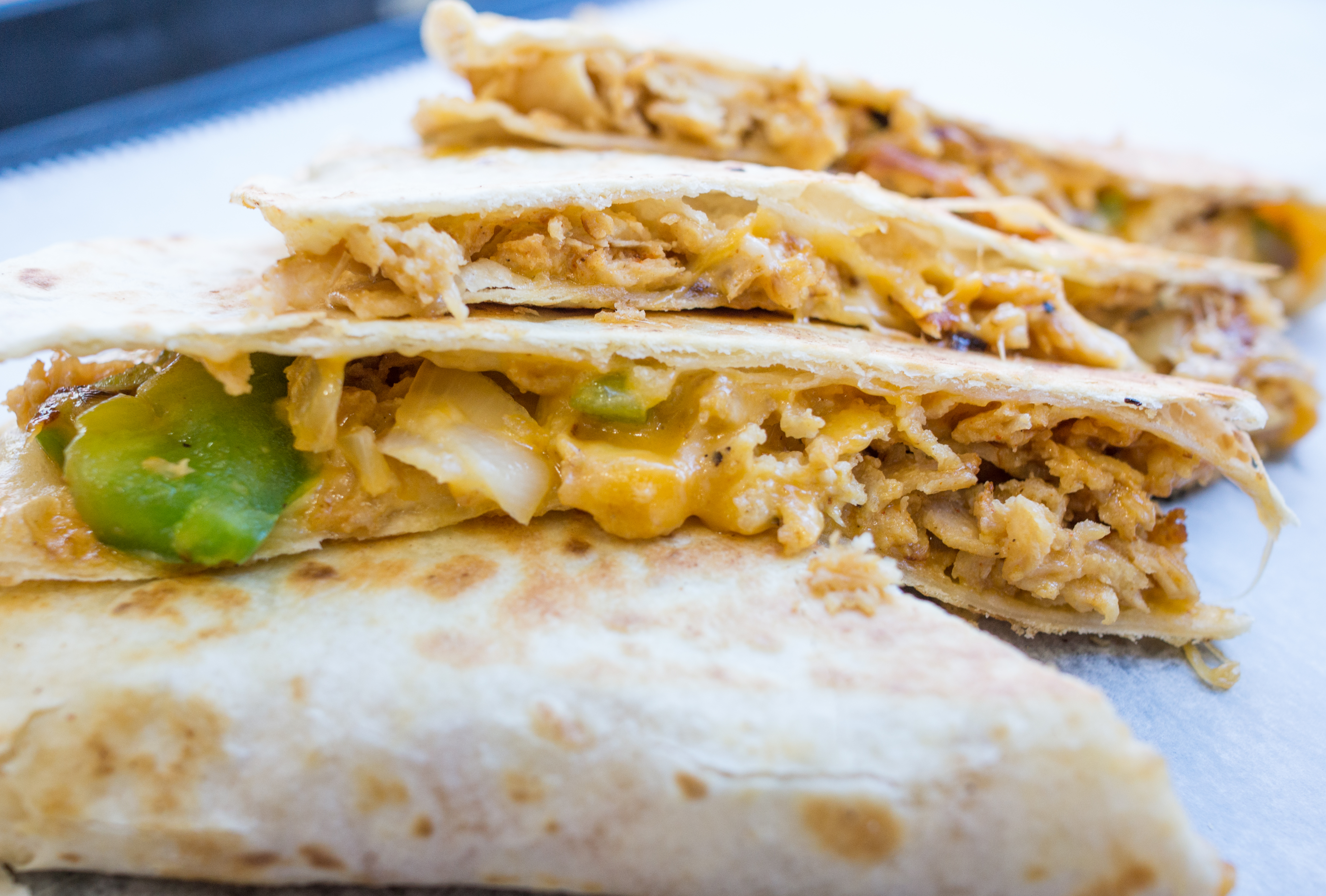 Order Q3.) Chicken and Cheese Quesadilla food online from Skyline Gourmet store, Brooklyn on bringmethat.com