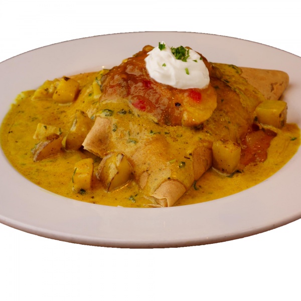 Order Au Bon Curry food online from La Creperie Cafe store, La Verne on bringmethat.com