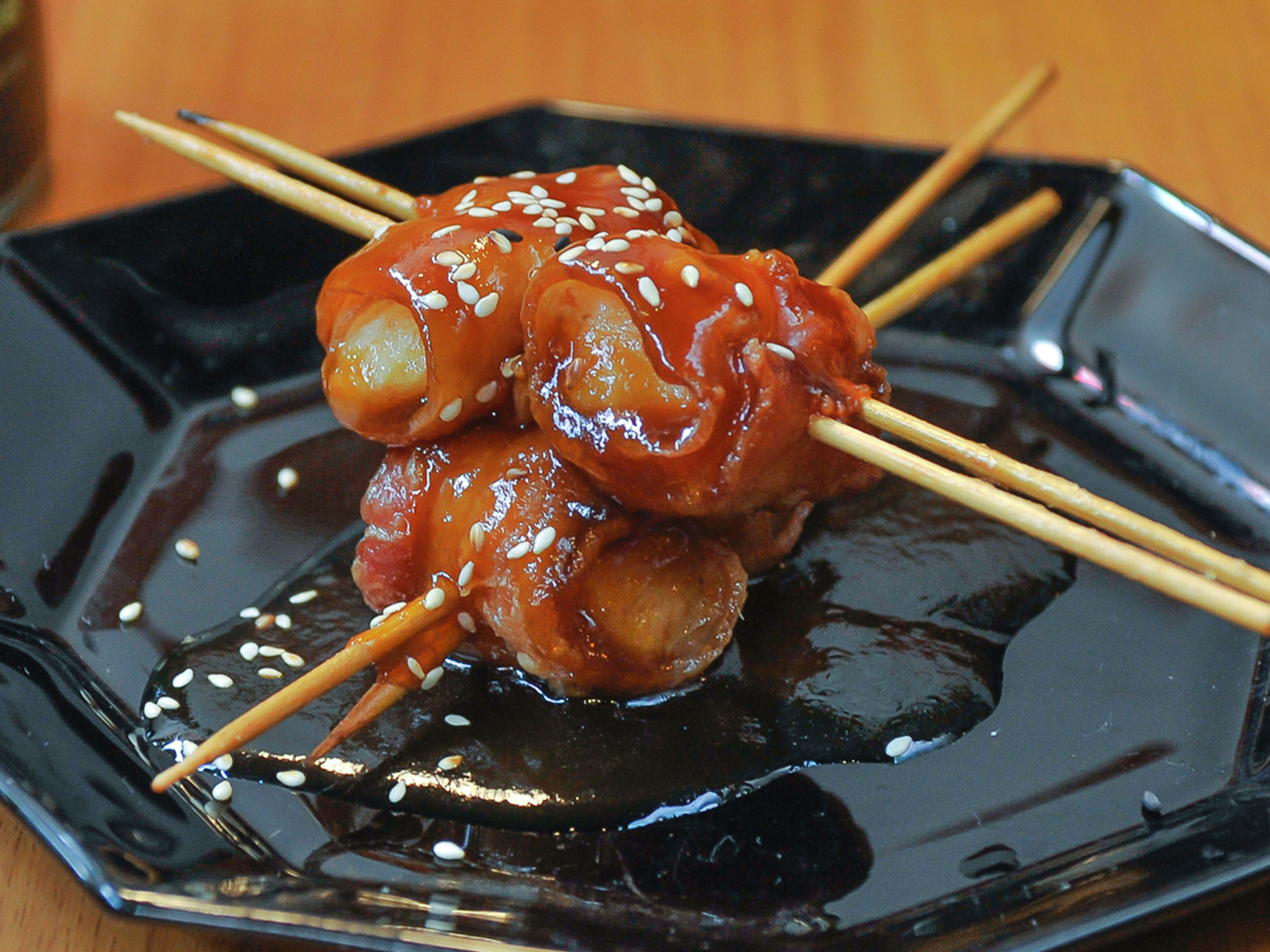Order Bacon Scallops Yakitori food online from Ru San's store, Kennesaw on bringmethat.com