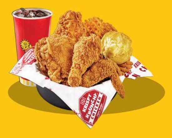 Order Four Pieces Chicken Combo food online from Krispy Krunchy Chicken store, San Francisco on bringmethat.com