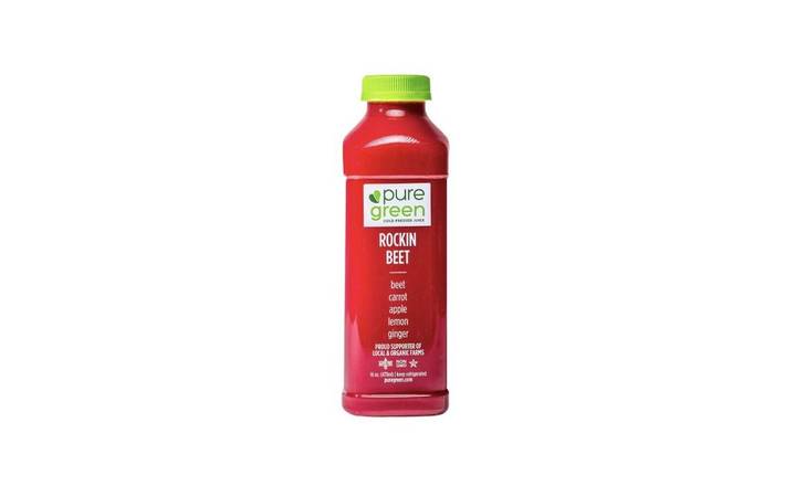 Order Rockin Beet, Cold Pressed Juice (Detox) food online from Pure Green store, Chicago on bringmethat.com