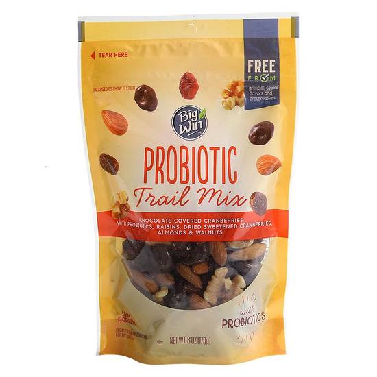 Order Big Win Probiotic Trail Mix (6 oz) food online from Rite Aid store, Yamhill County on bringmethat.com