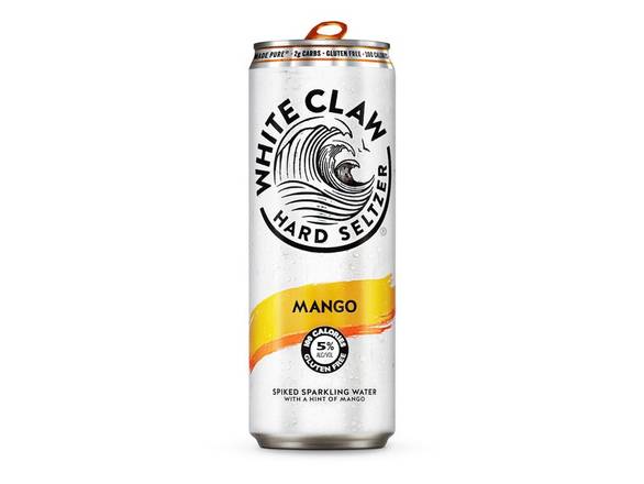 Order White Claw Mango Hard Seltzer - 12oz Can food online from Jacob's Liquor store, Sachse on bringmethat.com